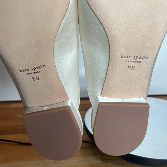 Kate Spade New York Women's Buckle up Slide Mule Flats - Ivory Bridal 8 - Picture 6 of 13